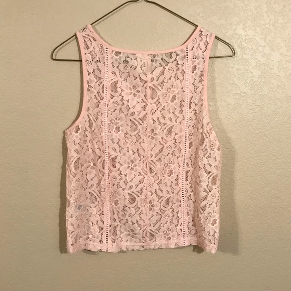 NWOT Wild Pearl Lace Crop Top - Picture 5 of 5
